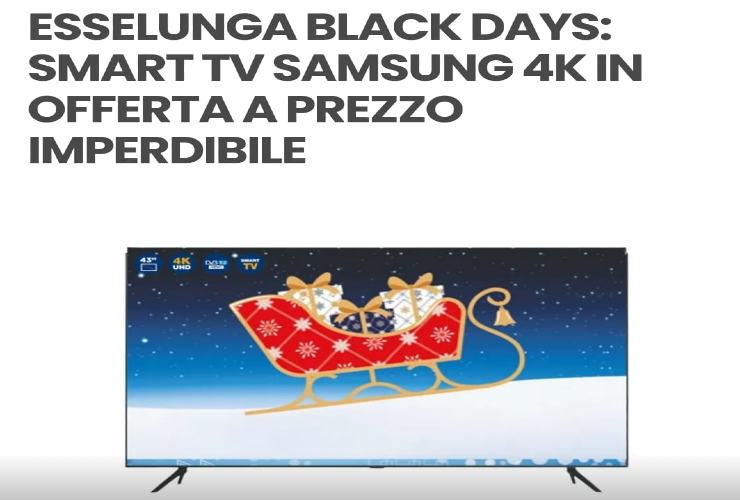 Offerta Black Friday - Economiacristiana.it